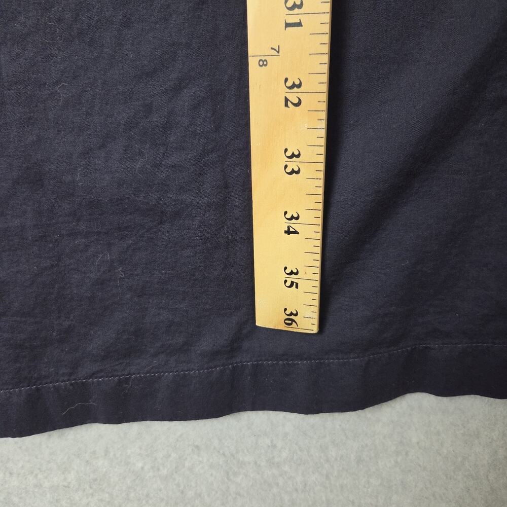 Lands' End 100% Lightweight Cotton Navy 3/4 Sleeve Shift Tunic Dress Plus 1X - Picture 9 of 14